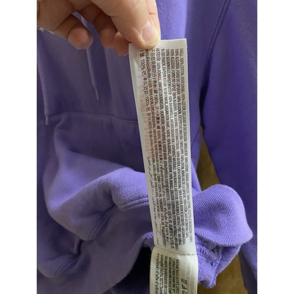 Disneyland 100 Years Of Wonder Purple Embroidered Hoodie Size S Mickey Mouse - Picture 15 of 16